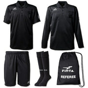 FINTA Referee Wear 5-Piece Set (Top and Bottoms) for Soccer and Futsal, Men's and Adults, FT5977
