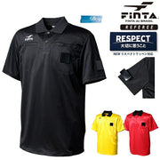 FINTA Referee Uniform, Short Sleeve Shirt, Soccer/Futsal, Men's, Adult, FT5978
