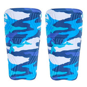 Svolme soft shin guards in camo for futsal and soccer (1251-42729)