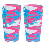 Svolme soft shin guards in camo for futsal and soccer (1251-42729)