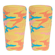 Svolme soft shin guards in camo for futsal and soccer (1251-42729)