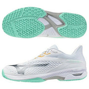 Mizuno Wave Exceed 6 OC Tennis Shoes, 2E, Wide, for Clay and Sand-Filled Artificial Turf Courts, Unisex, 61GB2512
