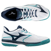 Mizuno Wave Exceed 6 Wide OC Tennis Shoes (3E) for Clay and Sand-Filled Artificial Turf Courts, Unisex, Model 61GB2513
