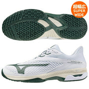 Mizuno Wave Exceed 6 SW OC Tennis Shoes, 4E, Extra Wide, for Clay and Sand-Filled Artificial Turf Courts, Unisex, 61GB2514