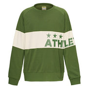 Athleta Men's Stretch Crew Shirt with Paneled Panels, Long Sleeve, Futsal/Soccer Apparel (Product Code: 03401)