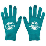 Athleta Junior Field Gloves, Smartphone Compatible, Knit Material, ATHLETA Futsal/Soccer Wear, Kids, 05342J