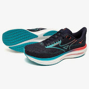 Earn 10x points on Mizuno Wave Rider 29 running shoes with thick soles (J1GC250301)