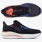 Earn 10x points on Mizuno Women's Wave Rider Running Shoes, Size 29, 2E, Track and Field, Platform Sole, Women's, J1GD2503