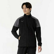 Mizuno Tech Shield Jacket, Water-Repellent, Fleece-Lined, Stretch Jersey, Unisex, Sportswear, Product Number: 32MEB651