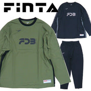 Immediate shipping! FINTA stretch vest top and bottom set for men. FINTA futsal and soccer wear. FT4524 FT4525 ◎