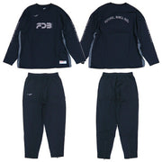 Immediate shipping! FINTA stretch vest top and bottom set for men. FINTA futsal and soccer wear. FT4524 FT4525 ◎