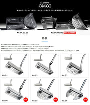 Mizuno M.CRAFT OMOI No.02 Putter with Double Nickel Finish, Golf Club, 5KJSP81402