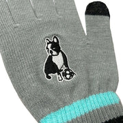 Soccer Junky Stretchy Knit Gloves, Smartphone Compatible, Futsal, Soccer Wear, Cold Weather Protection, SJ25D49