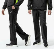 Mizuno Windbreaker Pants with Mesh Lining, Water-Repellent and Windproof, Unisex, Size 32MFC120