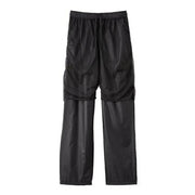 Mizuno Windbreaker Pants with Mesh Lining, Water-Repellent and Windproof, Unisex, Size 32MFC120