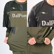 Immediate shipping: DalPonte fleece-lined warm practice jersey top and bottom set. DalPonte futsal and soccer wear. DPZ0443 DPZ0444