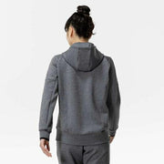 Mizuno Women's Sweatshirt Hoodie, Full-Zip, Stretch, Top, 32MCC330