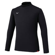 Mizuno Breath Thermo Heat-Generating T-Shirt, Long Sleeve, High Neck, Sportswear, Men's/Unisex, 32MAC544