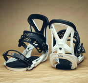 LINK GRD-2 Snowboard Bindings, Beige, Size S, 25/26, Men's