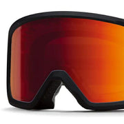 Smith Transfer Snowboard Goggles, Black Red Sol-X Mirror, Sizes 25/26, Men's
