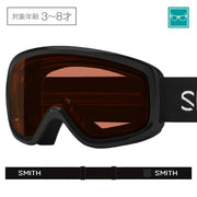 Smith Snowboard Junior Goggles SNOWDAY Black RC36 25/26 Sizes for Kids