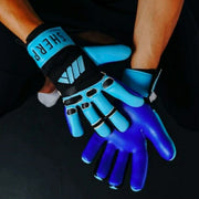 Immediate Shipping Sherpa Goalkeeper Gloves, Engine Forget-Me-Not Design, Soccer/Futsal