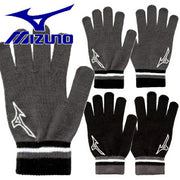 Mizuno Knit Gloves for Soccer and Futsal, Unisex, Cold Weather Wear, 32JYC502