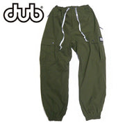 DUB BRAND Men's Cargo Style Snowboard Pants, Olive, Sizes 25/26, Free Shipping