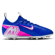 Earn 15x points! Nike Zoom Vapor 16 Academy HG Soccer Cleats for Kids (FQ8407-446)
