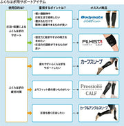 ZAMST Filmista Calf Supporter, for Left and Right Foot