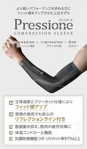 ZAMST Precione Arm Sleeves (for both arms) - Compression Support for Arms and Hands