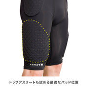 ZAMST Brave Padded Shorts, Padded Tights, Basketball Wear