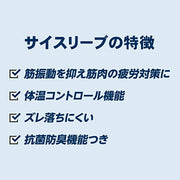 ZAMST Thigh Support Sleeves, Fits Both Legs, Suitable for Left and Right Legs