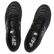 Immediate shipping: New Balance Junior 442 V2 Academy HG JNR soccer cleats. New Balance kids' JS43HBK2W.