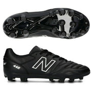 Immediate shipping: New Balance Junior 442 V2 Academy HG JNR soccer cleats. New Balance kids' JS43HBK2W.