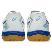 Immediate shipping: ASICS Junior 7" futsal shoes for kids. Product code: 1104a055-100.