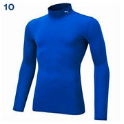 Puma soccer innerwear, long-sleeved shirt with high neck, long Puma futsal shirt 656331