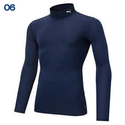 Puma soccer innerwear, long-sleeved shirt with high neck, long Puma futsal shirt 656331