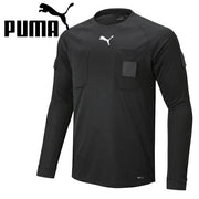 Puma Soccer Referee Shirt, Long Sleeve, Futsal Referee Uniform, Puma 705378-01