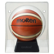 Molten Basketball Autographed Mini Ball GL with Stand, Perfect as a Souvenir or Gift (BGL2XN)