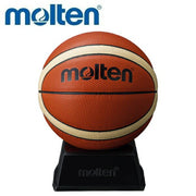 Molten Basketball Autographed Mini Ball GL with Stand, Perfect as a Souvenir or Gift (BGL2XN)