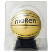 Molten Basketball Autographed Mini Ball GL with Stand, Perfect as a Souvenir or Gift (molten bgg2gl)
