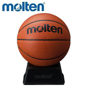 Molten Basketball Autographed Mini Ball with Stand, Perfect as a Souvenir or Gift (molten b2c501)