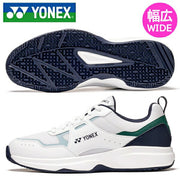 Yonex Power Cushion Pro Move Classic GC 3E Tennis Shoes for Clay and Sand-Filled Artificial Turf Courts, Wide Fit, SHTPG-136