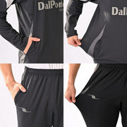 Immediate shipping: Dalponte stretch training top and bottom set, 4-way jersey, futsal and soccer wear. dpz0460 dpz0461