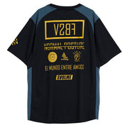 Immediate Shipping: Svolme Training Shirt, T-Shirt, Short Sleeve, Color Block TR Top, Futsal, Soccer Wear, Men's, 1261-53200