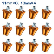 Mizuno Soccer Studs Professional Gold Point Replacement 11mm x 8 13mm x 4 MIZUNO Rugby Spikes P1GZ253050