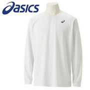 Asics T-shirt, long sleeve, long top, dry-fit, one-point design, sportswear, unisex, 2031E018-100