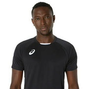ASICS Soccer Uniform, Short Sleeve Top, Game Shirt, Futsal Wear, Men's, 2101A307-001