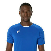 ASICS Soccer Uniform, Short Sleeve Top, Game Shirt, Futsal Wear, Men's, 2101A307-401